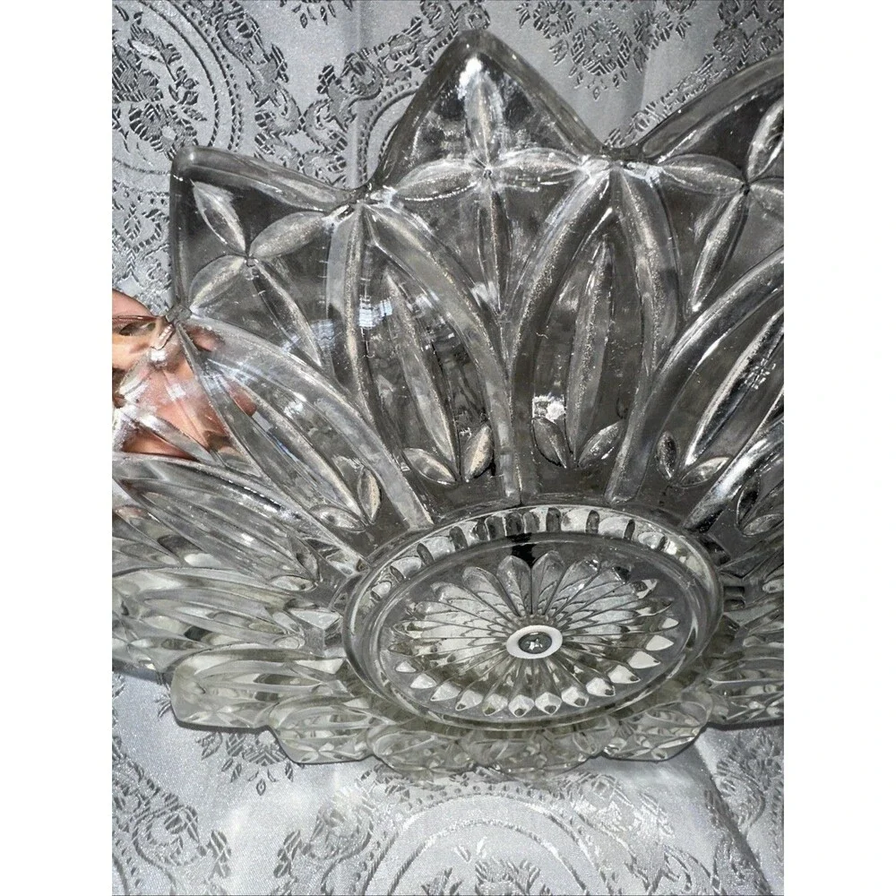vintage 2 tier candy dish  glass/ Dessert Tray